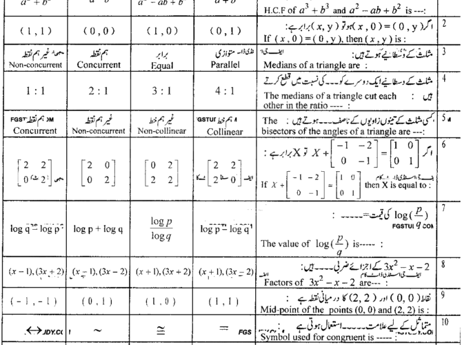 9th-class-mathematics-past-paper-2018-lahore-g1-obj